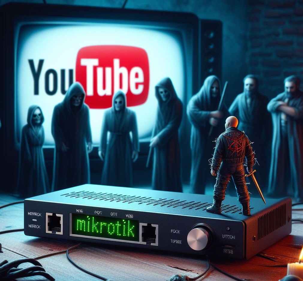 Блокировка YouTube с помощью Mikrotik